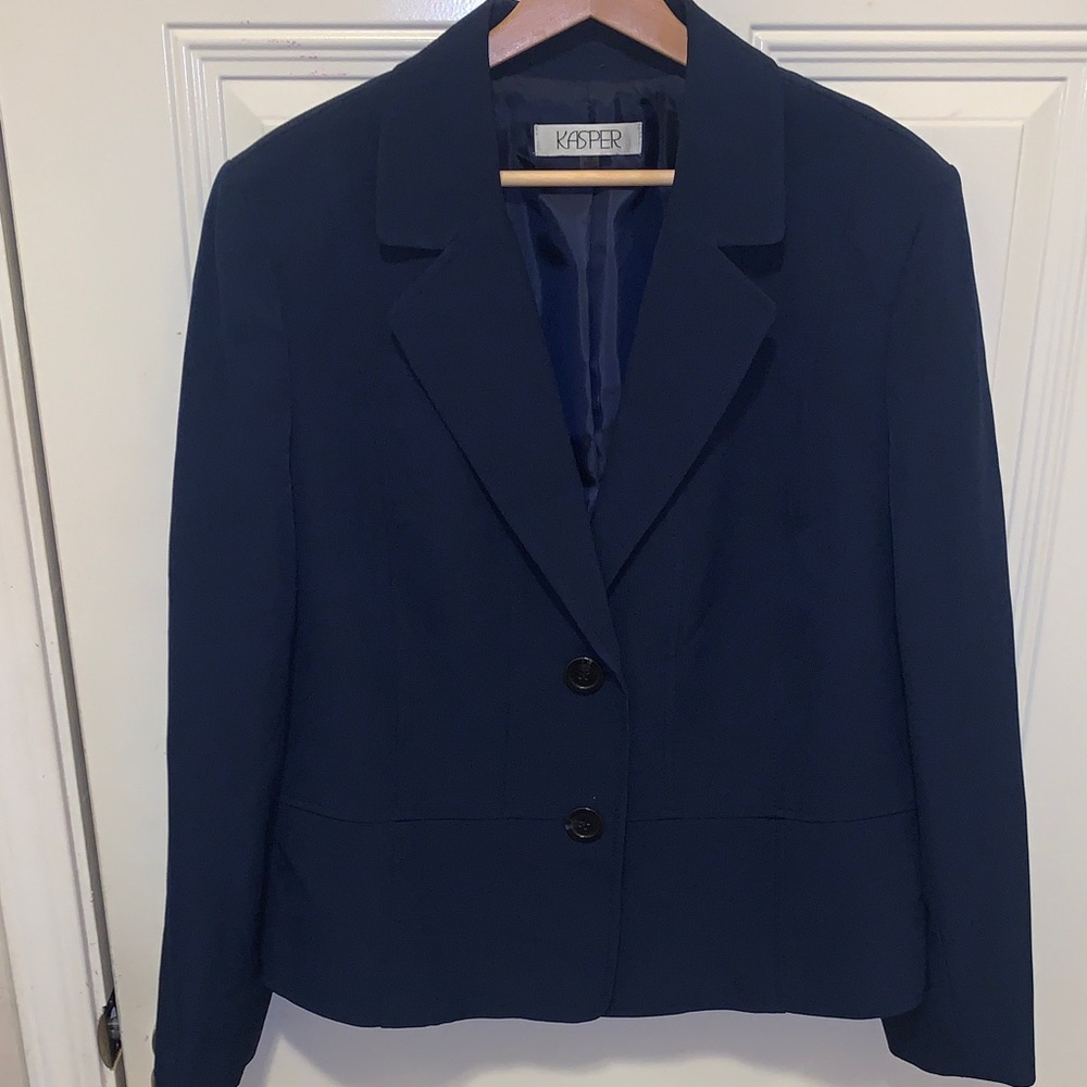 Kasper Women's Deep Blue Suit Jacket